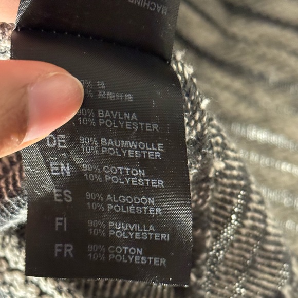 Kuhl Black and White Striped Cowl Neck Sweater Size Small - Picture 8 of 8